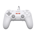 thumbnail image 1 of GameSir Tegenaria Lite Wired Game Controller For Switch, Switch2, Android, iOS, PC, Steam With Retro 90s Design, Hall Effect Sticks, Dual Rumble Motors, Mappable Back Buttons-White, 1 of 12
