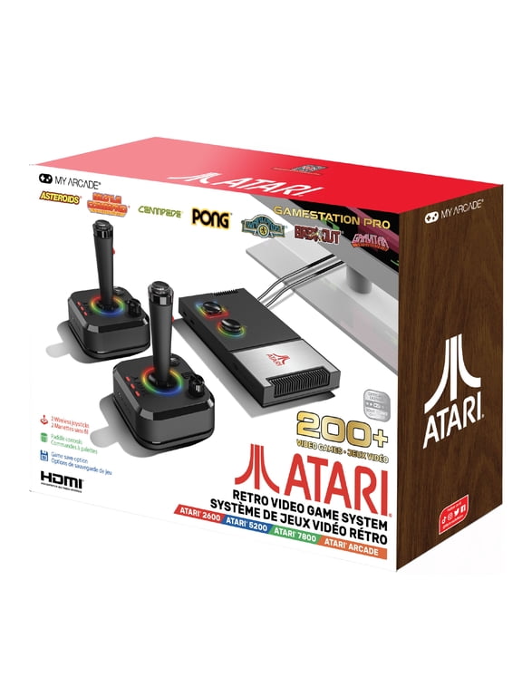 Atari Gamestation Pro Retro Video Game Console with 200+ Built-In Games