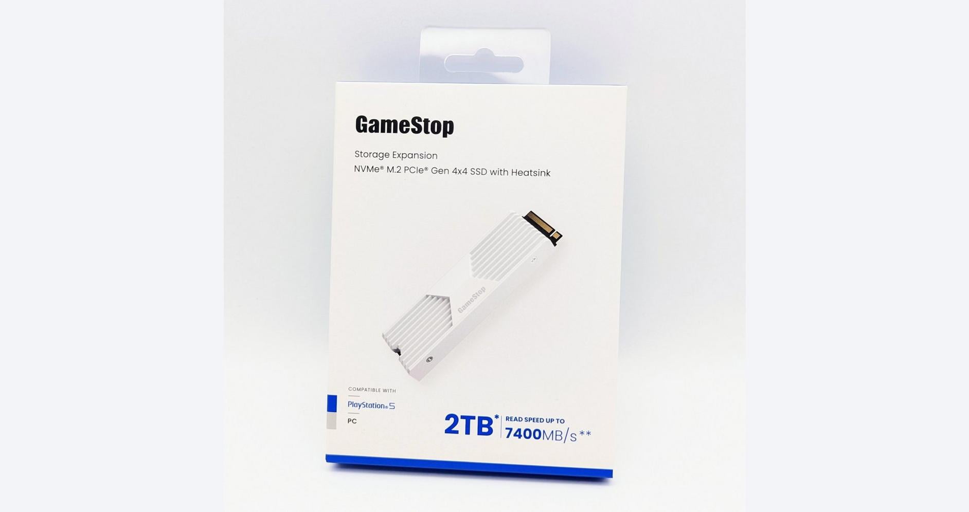 GameStop NVMe SSD Card 2TB with Heatsink for PlayStation 5 | PC