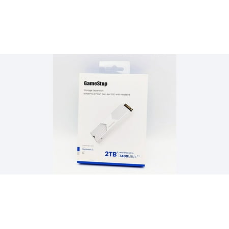 GameStop NVMe SSD Card 2TB with Heatsink for PlayStation 5 | PC