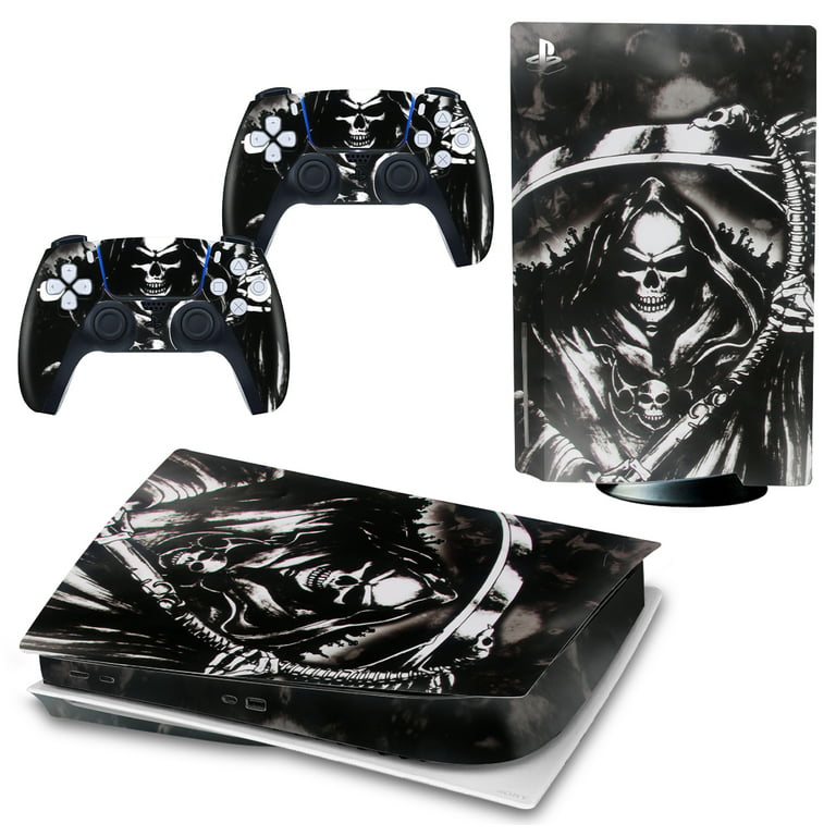  Ps5 Stickers Full Body Vinyl Skin Decal Cover for Playstation 5  Digital Edition Console Controllers (Digital Edition, Black Glass) : Video  Games