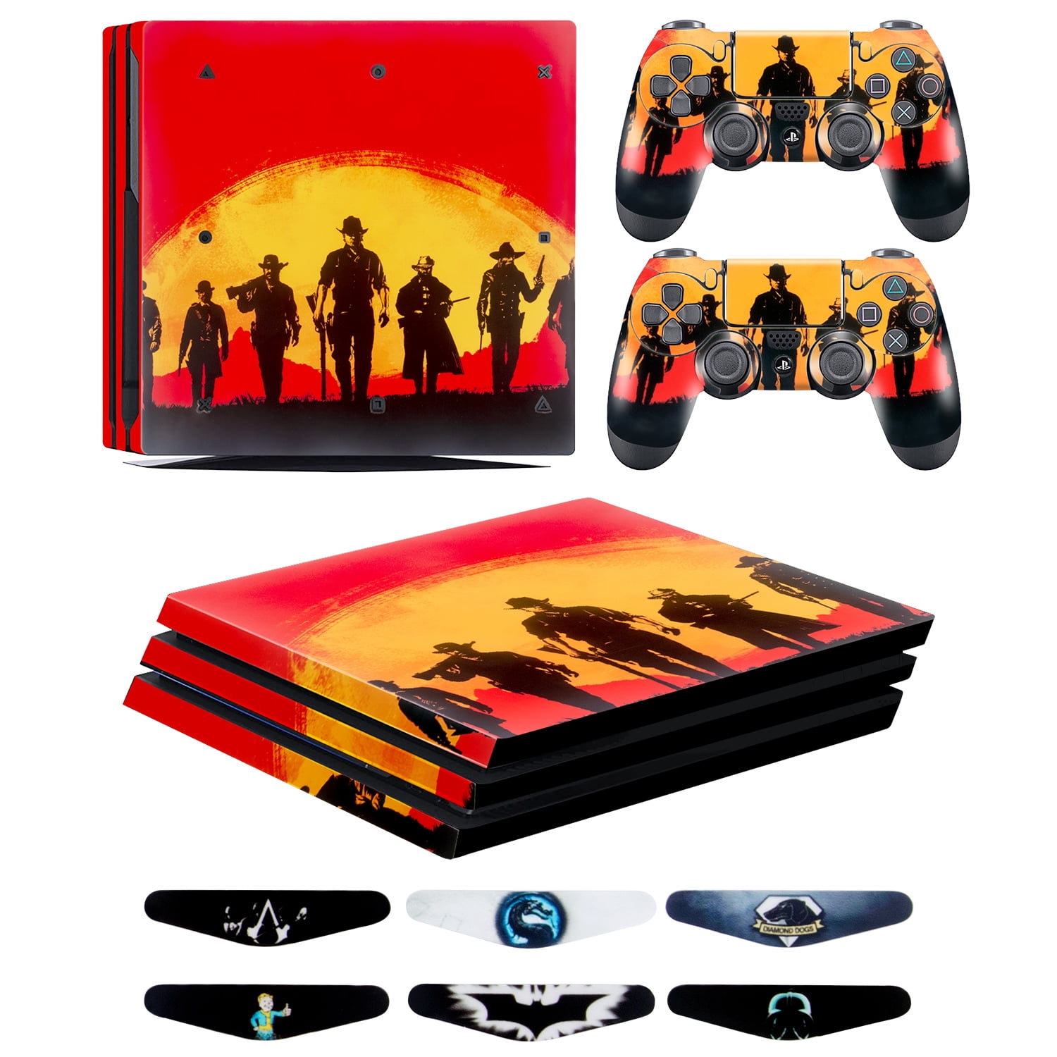 Skin Adesivo Playstation 4 PS4 PRO Red Dead Redemption 2