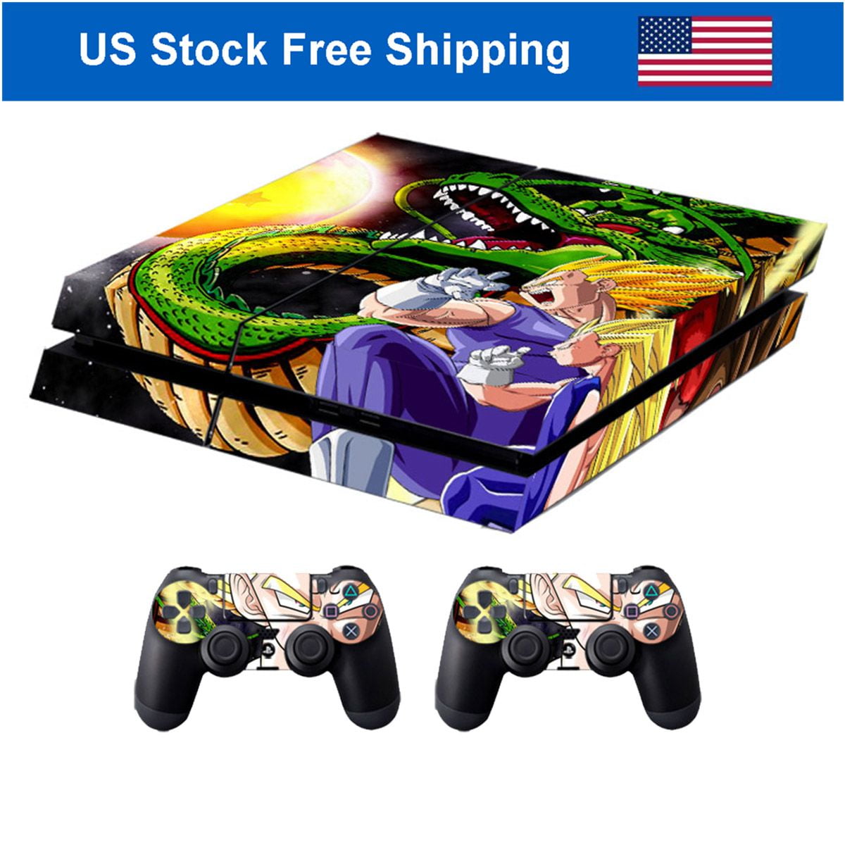 GameXcel Vinyl Decal Protective Skin Cover Sticker for Sony PS4