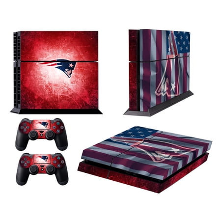 GameXcel Vinyl Decal Protective Skin Cover Sticker vinilo Calcomanía for Sony PS4 Console and 2 Dualshock Controllers - Football NFL