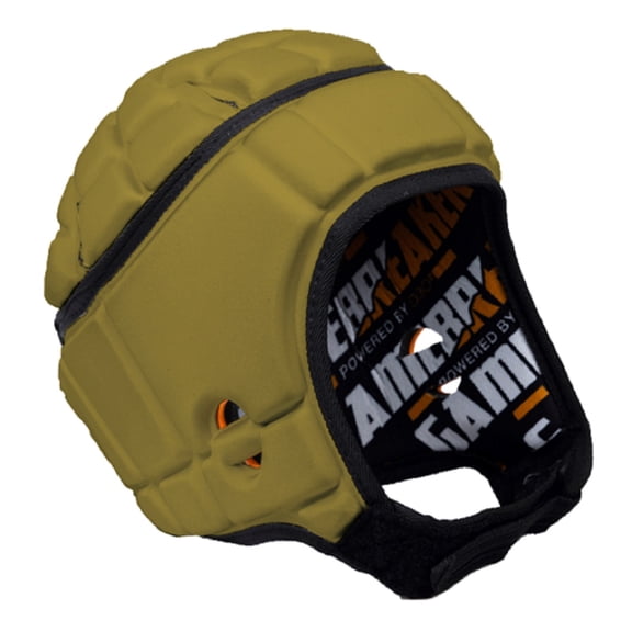 Gamebreaker PRO D30 Multi-Sport Soft Shell Protective Helmet, Large (22-1/2 - 23"), Vegas Gold