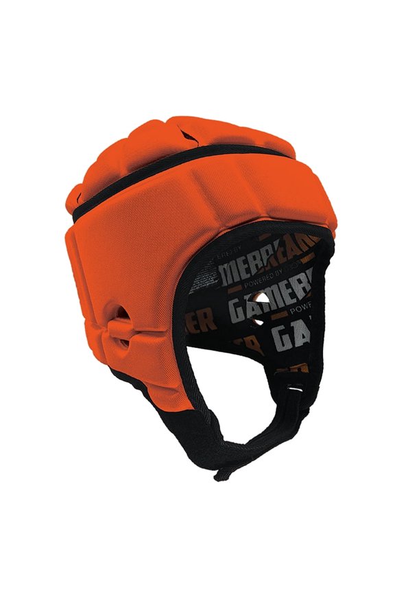 PRO Powered by D3O Soft Shell Headgear (Orange, Large)