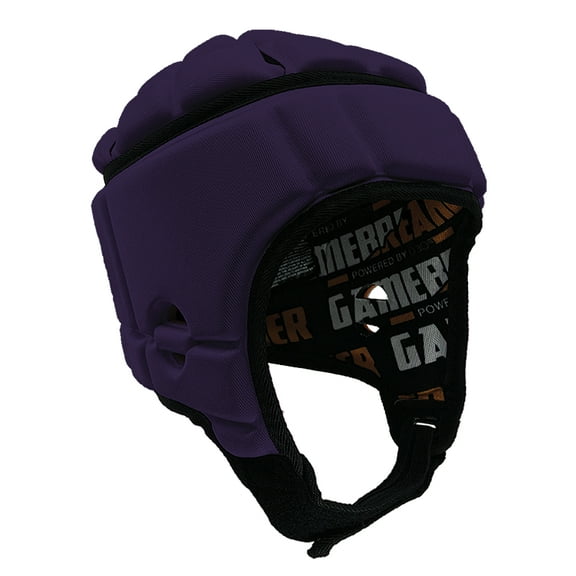 Gamebreaker PRO Powered by D3O Soft Shell Headgear (Purple, XX-Large)