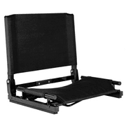 STADIUM CHAIR Dreamseats GameChanger Black Canvas Bleacher Chair Steel Frame Portable