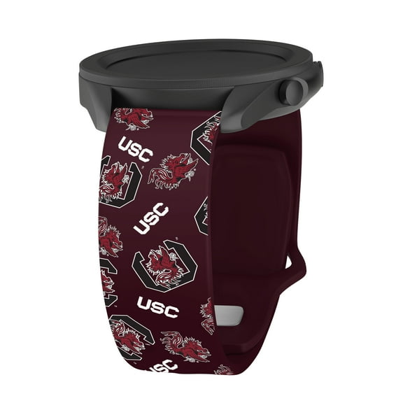 Gamecocks HD Unisex Watch Band for Samsung Galaxy Watch and more (20mm Long Scattered) by Affinity Bands