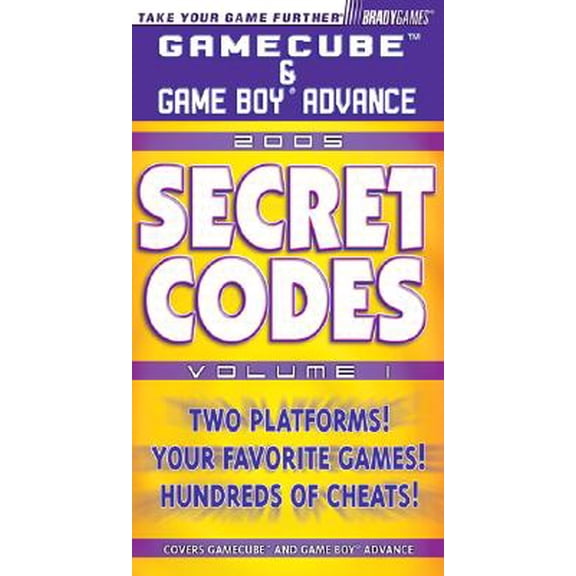 Pre-Owned Gamecube Gameboy Advanced Secret Codes 2005: v.1: Vol 1 Paperback