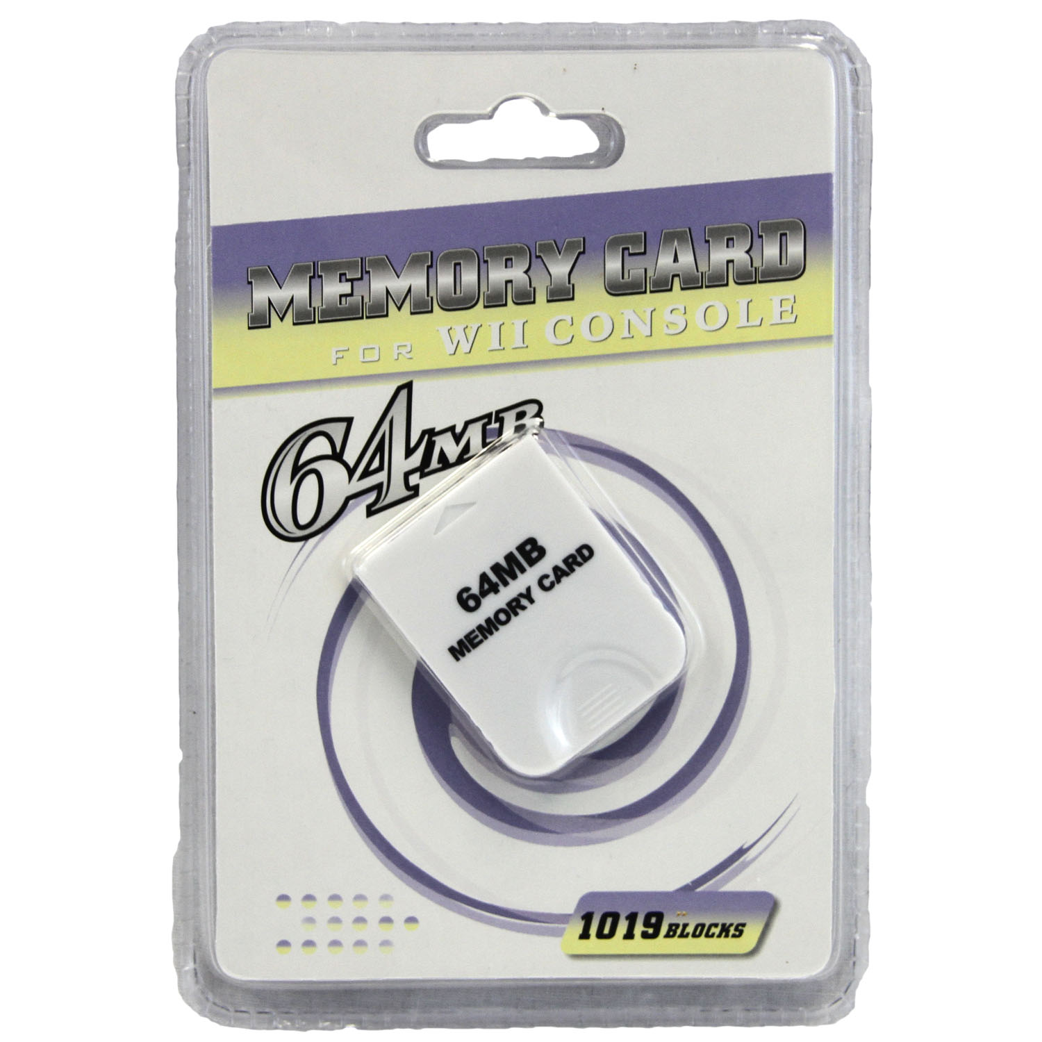 Gamecube Memory Card 64 MB 1019 Blocks (Hexir)