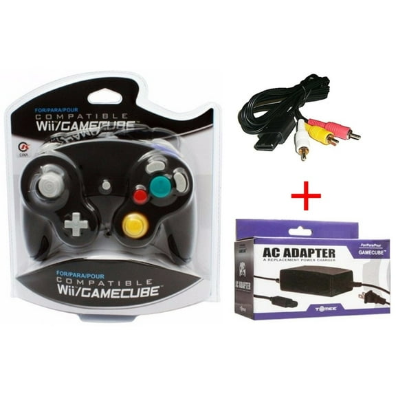 Gamecube Starter Bundle - Controller, Power Adapter, and AV Cable New & Sealed