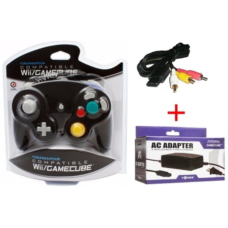 Gamecube Starter Bundle - Controller, Power Adapter, and AV Cable New & Sealed
