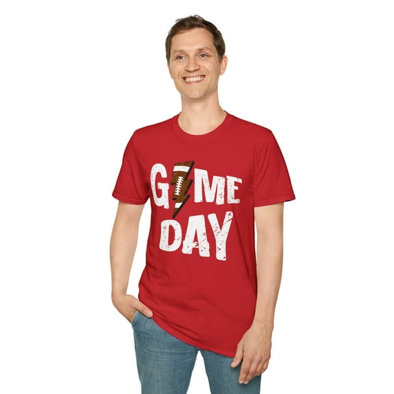 Gameday Football, Gildan Unisex Softstyle T-Shirt, Graphic Tee, S-3XL