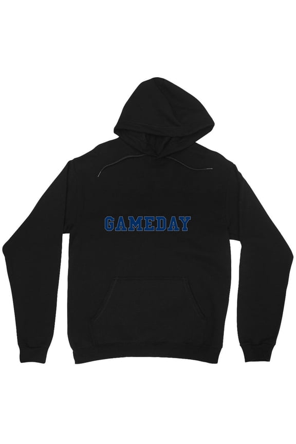 Gameday Graphic Sports Fan Tailgate Party Simple Minimalist Text Art Football M5861 Unisex Hoodie, Up to Size 5XL