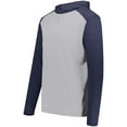 thumbnail image 1 of Augusta Sportswear 6884.38V.M Gameday Vintage Hoodie, Storm Heather & Carbon Heather - Medium, 1 of 1