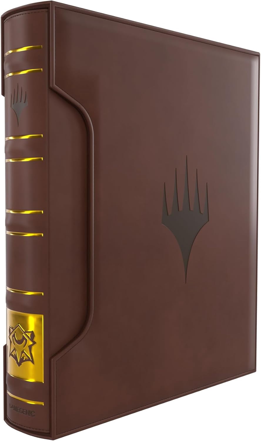 Gamegenic Magic: The Gathering Secrets of Strixhaven Cards Almanac 18-Pocket Premium SLIPCASE Album - Holds 360 Double-Sleeved Cards, Elegant Book-Style MTG Binder with Gold Foil College Spine