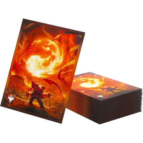 Gamegenic Magic: The Gathering Secrets of Strixhaven Premium Art Sleeves - 105 Matte Textured Card Sleeves with Full-Color Artwork, Tournament-Ready & Plastic-Free Packaging