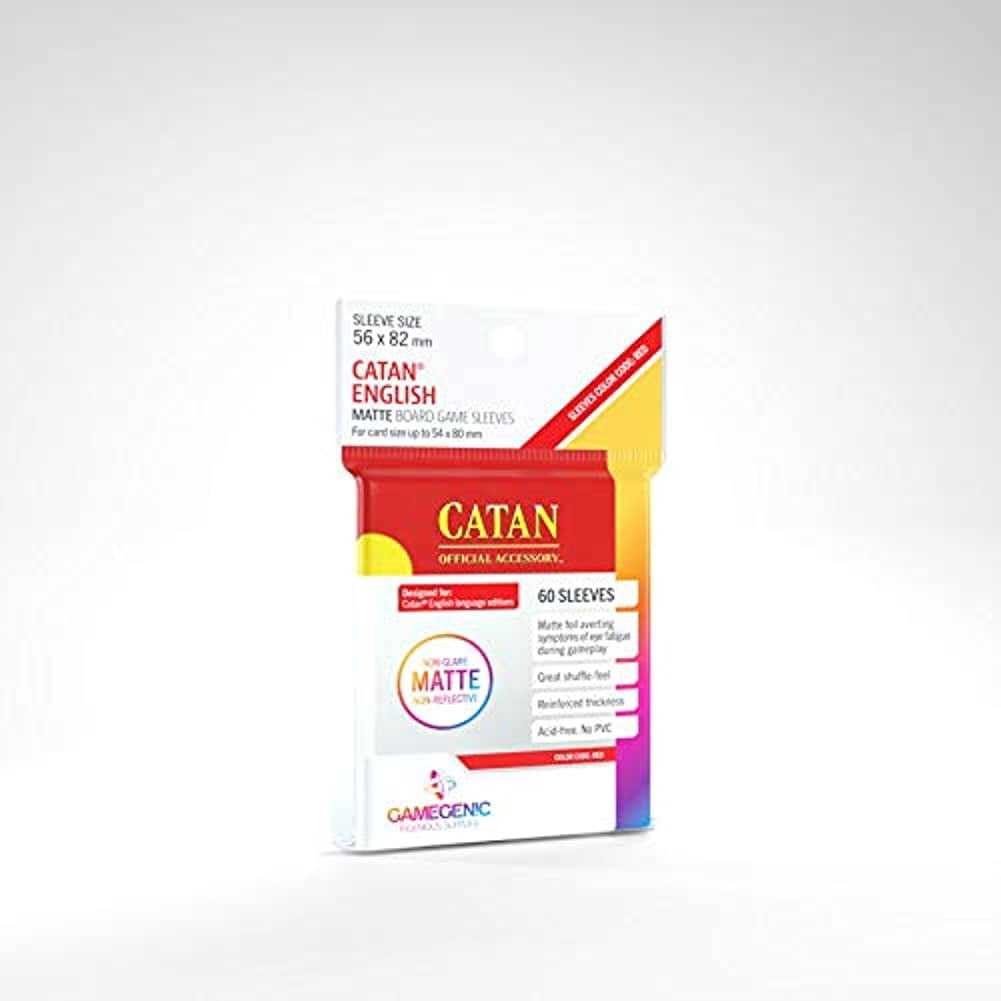 catan card sleeve size Vault X: Narrow (Catan) Board Game Sleeves Featuring excellent shuffle feel and premium 90 micron thickness Catan" Compatible Card Sleeve Bundle