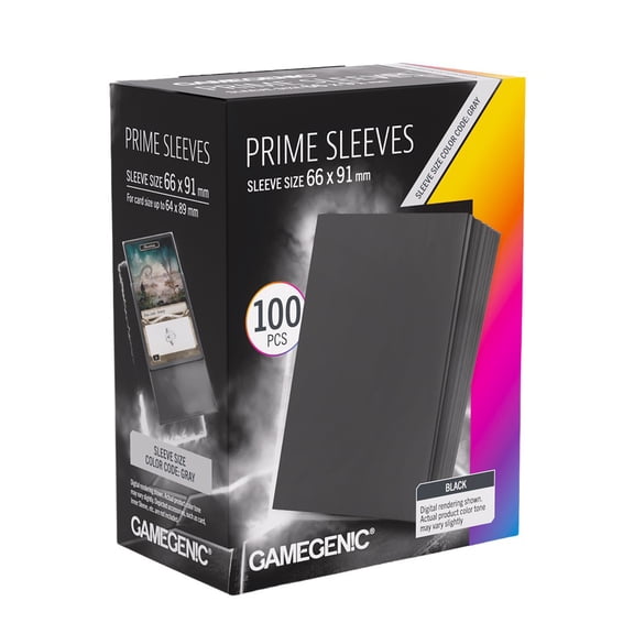 Gamegenic Prime Card Sleeves (Black)