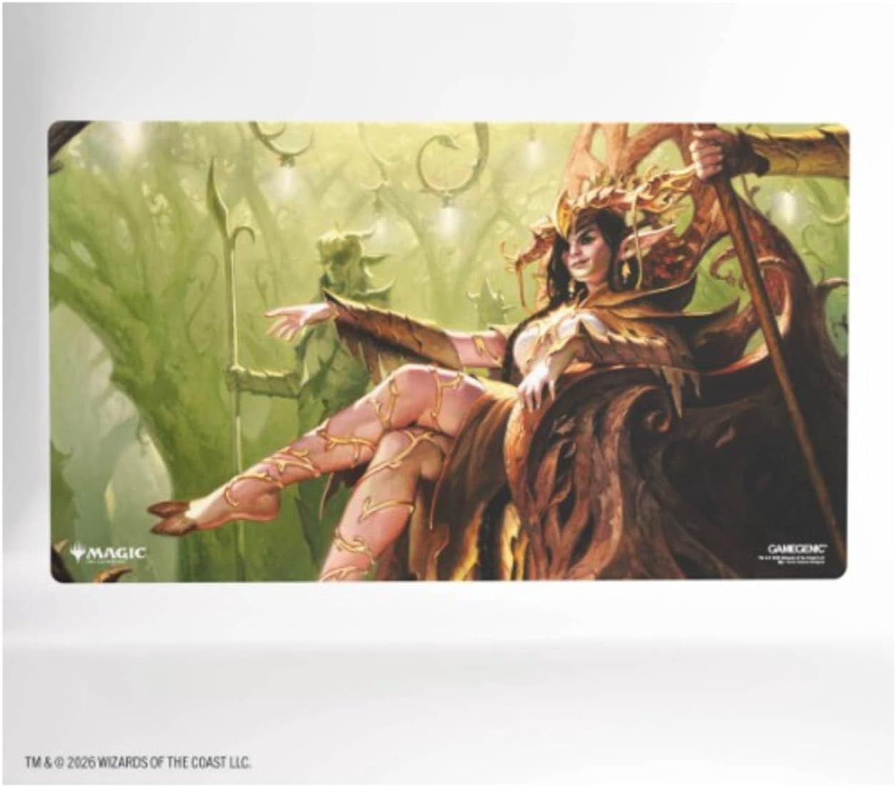 mtg card playmats March of The Machine: The Aftermath Playmat Nissa, Resurgent Animist for Magic: The Gathering