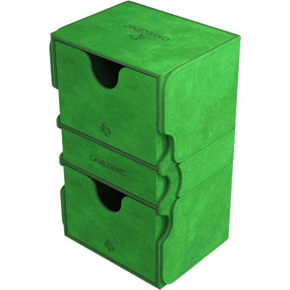 Stronghold Deck Box 200+ XL Green TCG Gamegenic