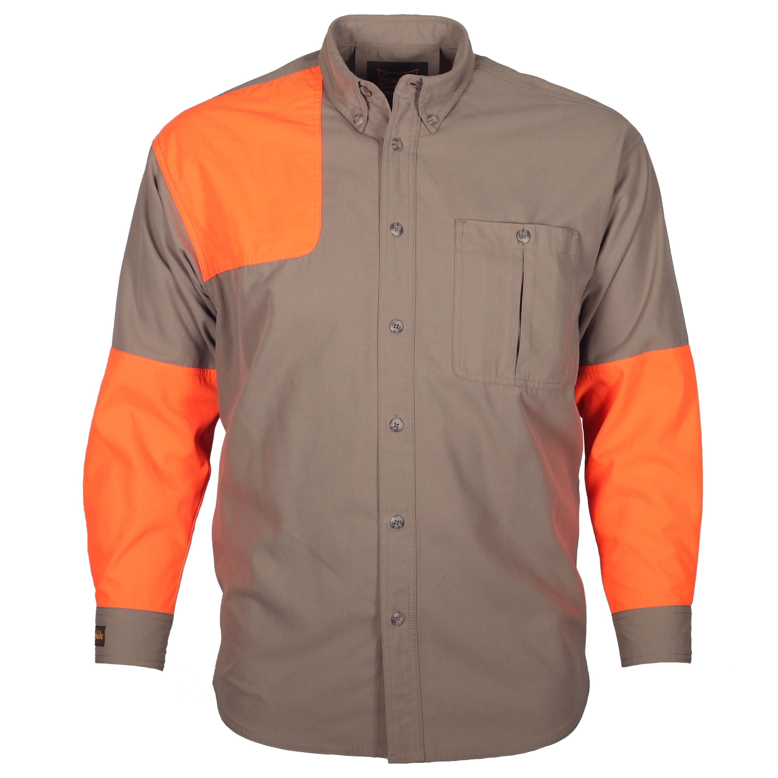 Gamehide Shirt Upland Hunting Button Down Long Sleeve Tan and