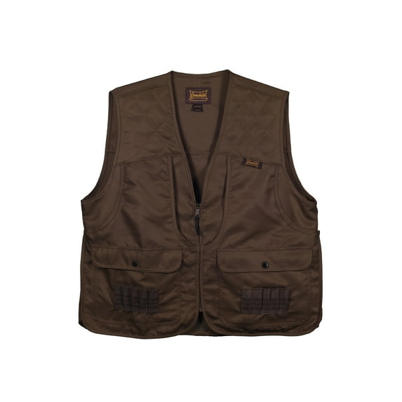 Gamehide Vest Lightweight Upland Small Game Hunting Dark Brown - Medium