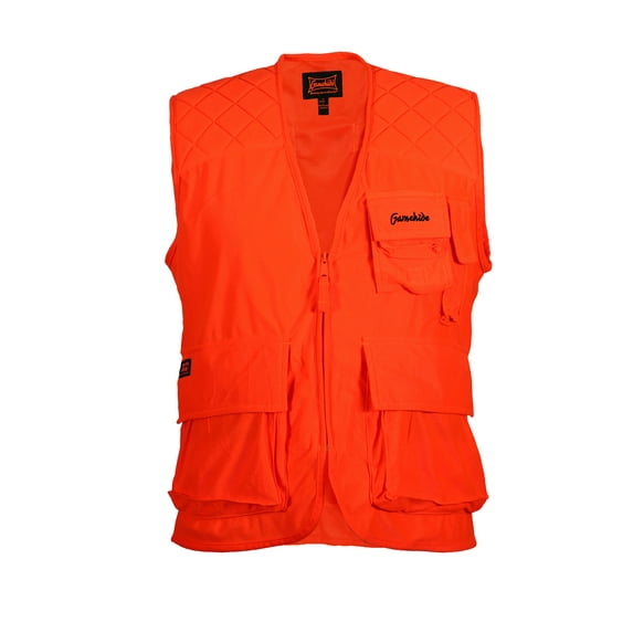 Gamehide Vest Sneaker Big Game Hunting Front Zipper Blaze Orange - Small