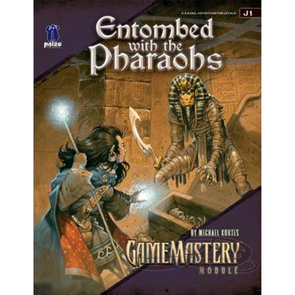 Pre-Owned Gamemastery Module: Entombed with the Pharaohs (Paperback) by Paizo Publishing, Jason Bulmahn
