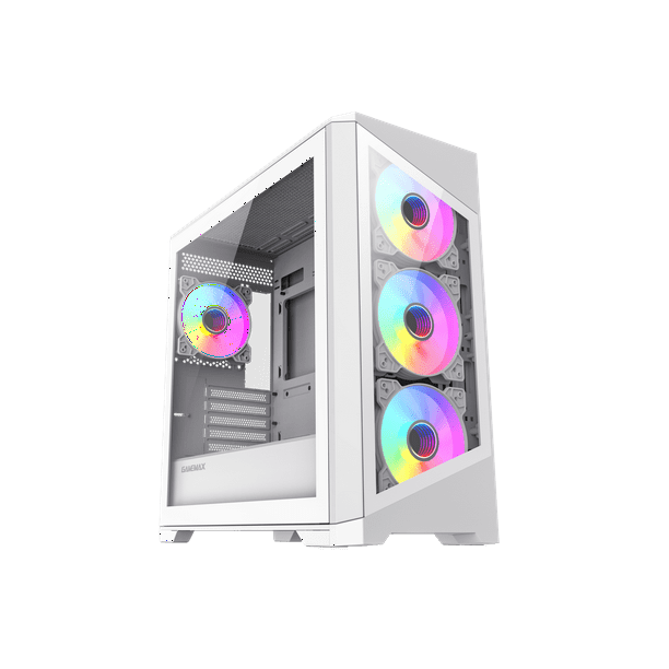 Gamemax Destroyer TGW White USB3.0 Tempered Glass Micro ATX Tower