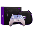 thumbnail image 1 of Gamenetics Custom Official Wireless Bluetooth Controller Compatible with Xbox Series X/S and Xbox One Console - Un-Modded - Video Gamepad Remote (Pink Purple White), 1 of 4