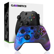 Gamenetics Custom Official Wireless Bluetooth Controller for Xbox Series X/S and Xbox One Console - Un-Modded - Video Gamepad Remote (Soft Touch Cosmic Sands)