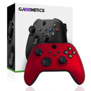Gamenetics Custom Official Wireless Bluetooth Controller for Xbox Series X/S and Xbox One Console - Un-Modded - Video Gamepad Remote (Soft Touch Crimson Red)