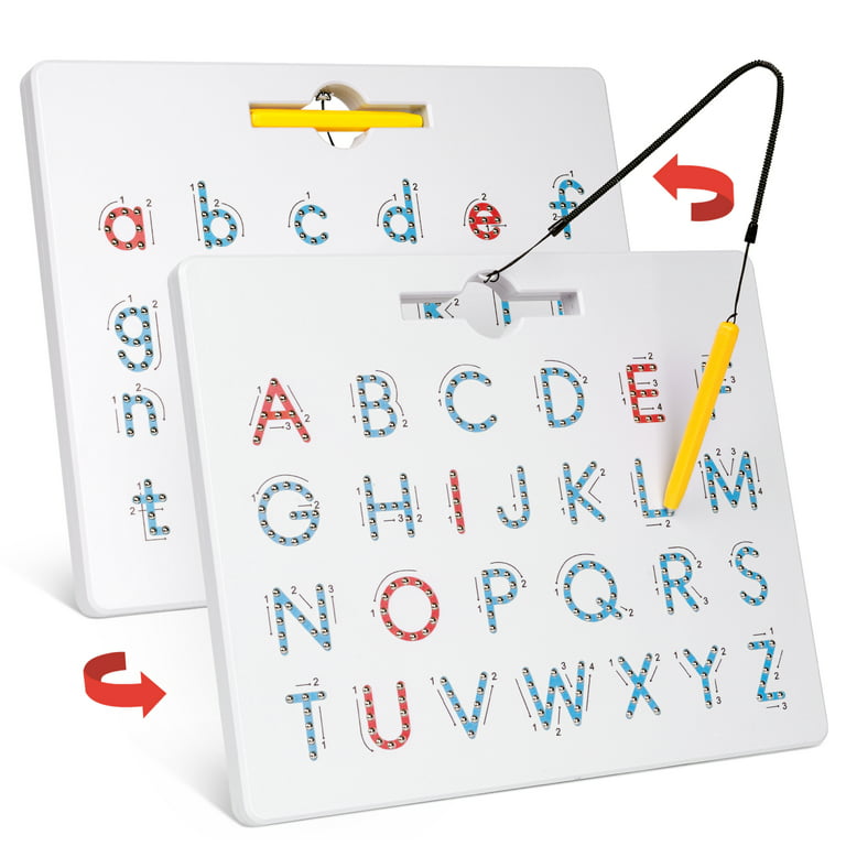 Wooden Alphabet Tracing Board ABC Learning For Toddlers Letter Tracing For  Kids