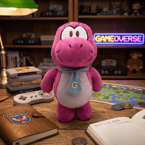 Gameoverse Series Premium Plush Collectible - Collection Soft Stuffed Animals - Classic Cartoon Characters - Retro Video Game Room Setup Decor - Perfect Surprise Gift for Gamers and Fans (1PC)