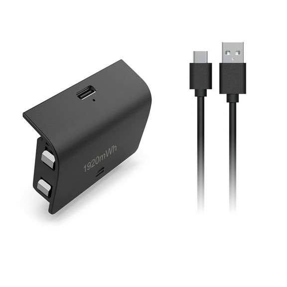 Gamepad Batteries Replacement Game Controller Rechargeable Pack for SeriesS 800mAh Pack with USB Cable
