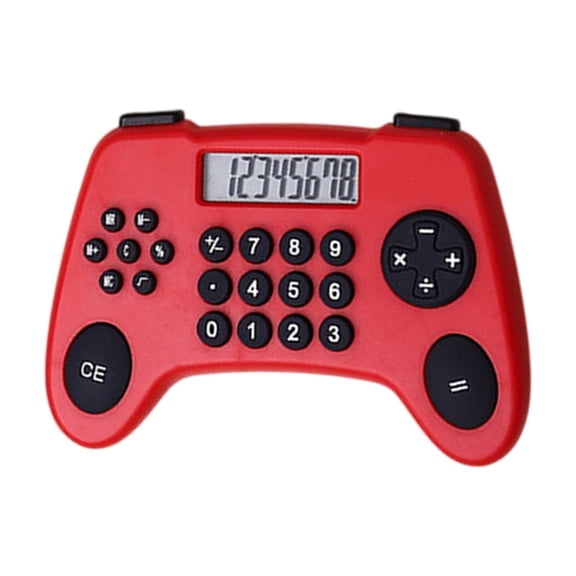 Gamepad Calculator 8-Digit Arithmetic Desktop Novelty Student Stationery Plastic