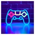 thumbnail image 2 of Game Controller Neon Sign - 16x11 Inch Blue LED Wall Light For Gaming Room Decor 2 of 13