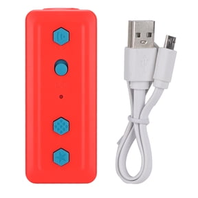 Gamepad Game Controller Handle Wireless Converter For GC/Wii/PC/NES/SNES/ (Red blue)