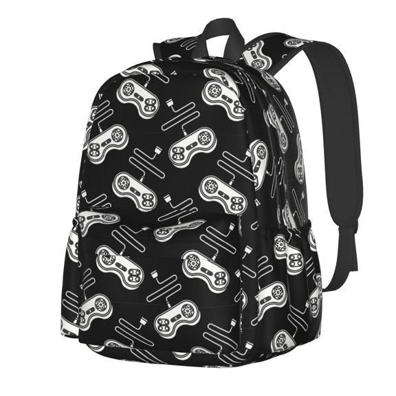 Gamepad Play Gamer Multipurpose Backpack Lightweight School Work Large Capacity Laptop Packsack Picnic Camping Travel Backpacks