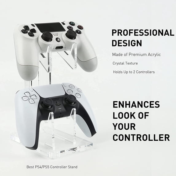 Gamepad Rack Stand Anti-Scratch Desk Mount Game Controller Rack for PS5 Xbox