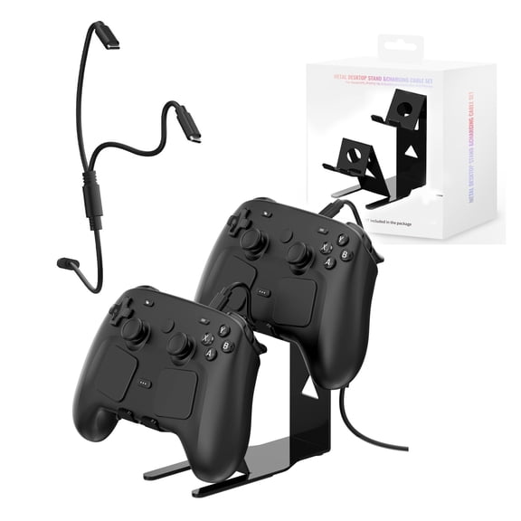 Gamepad Rack Stand Controller Display Stand Dual Game Controller Stand Holder for Steam Controller/PS5 Game Accessories