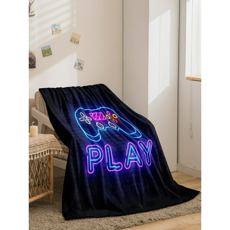 Gaming fleece blanket new arrivals