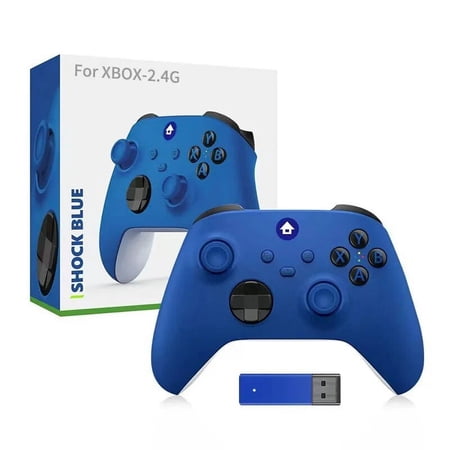 Gamepad for Xbox 360 Wireless/Wired Controller 2.4G Wireless Joystick for XBOX 360 PC Game Controller Joypad-Blue
