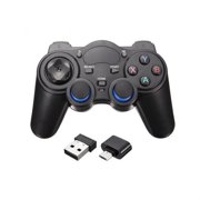 Gamepads Wireless 2.4G Game Controller Plug and Play Multi Function Gamepad with OTG for Android Phone Tablet PC PS3 Smart TV TV Box Black --