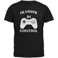 thumbnail image 1 of Gamer Always in Control Black Adult T-Shirt - Small, 1 of 1