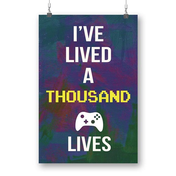 Gamer At Play I Poster - Annie Warren Designs,