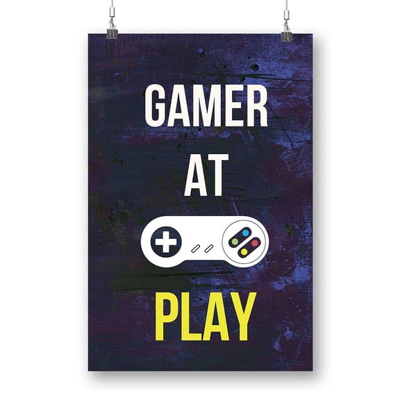 Gamer At Play Vi Poster - Annie Warren Designs,