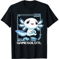 thumbnail image 1 of Gamer Axolotl Shirt Gamesolotl Fish Gaming Video Gamer Anime T-Shirt, 1 of 5